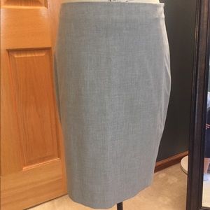 Light grey pencil skirt